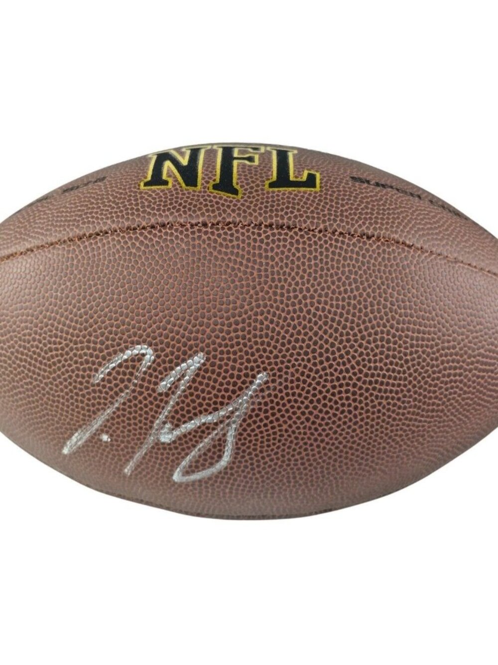 Jerry Jeudy Signed Wilson NFL Football Cleveland Browns Beckett COA
